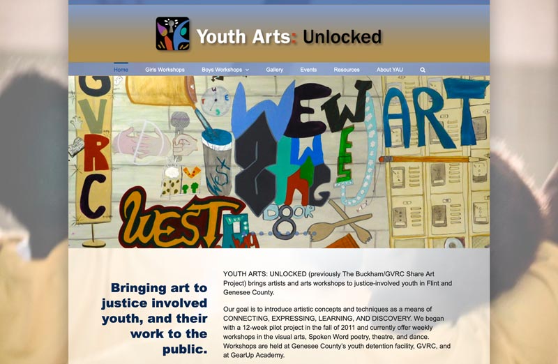 Youth Arts Unlocked logo